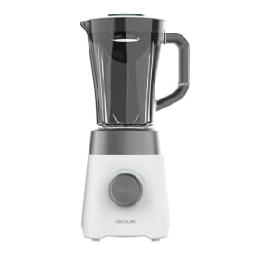 Cecotec Batidora de Vaso Power Black Titanium 1300MAX W Pro - 1300W, 20000RPM, Jarra 1.5L, Cuchillas de Titanio, 2 Velocidades + Pulse, Pica Hielo