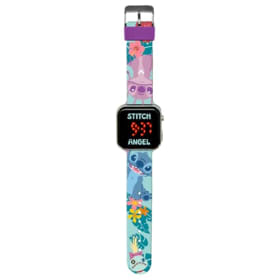 Kids Licensing - Reloj LED Stitch Tropical | Diseño Divertido y Funcional para Niños