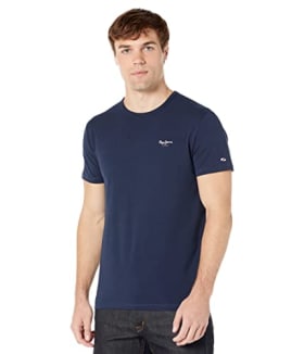 Pepe Jeans Original Basic 3 N Camisetas para Hombre - Azul (Navy) - Talla M