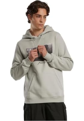 Mister Tee Sudadera con Capucha Hombre - Asfalto Ligero (65% Algodón, 35% Poliéster) - Talla M