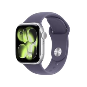Apple Watch Series 11 GPS - Plata 42mm (Correa Deportiva Niebla, Talla M/L) | Monitor de Salud y Entrenamiento | Pantalla Siempre Activa | Resistente al Agua