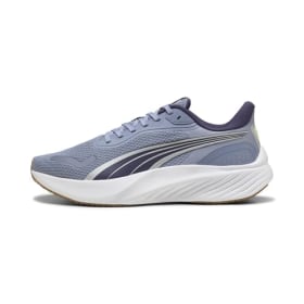 Puma Pounce Lite Tenis Unisex para Correr de Carretera - Gris Cielo/Ciruela Profundo/Manzana Spritz - Talla 8 UK (42 EU)