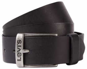 Levi's New Duncan - Cinturón Unisex Adulto Negro (Regular Black) - 90 cm