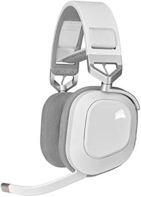 Corsair HS80 RGB Wireless - Auriculares Gaming Inalámbricos con Dolby Atmos, Micrófono Omnidireccional y Compatibilidad Multiplataforma