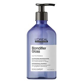L'Oréal Professionnel Blondifier Gloss - Champú Reparador e Iluminador para Pelo Rubio o con Mechas (500ml)