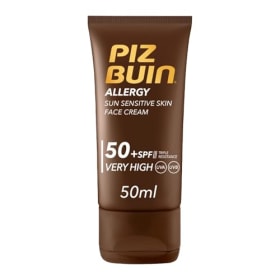 PIZ BUIN Crema Facial SPF 50 - Protector Solar Hidratante con Triple Resistencia (50 ml)