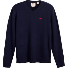 Levi's Suéter para Hombre con Cuello en V, Naval Academy, Talla M