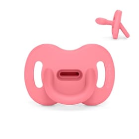 Suavinex Chupete Todo Silicona para Bebés 6/18 Meses - Tetina Fisiológica Sx Pro - Fuchsia