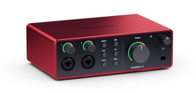 Focusrite Scarlett 4i4 4.ª Gen | Interfaz de Audio USB para Músicos y Creadores de Contenido