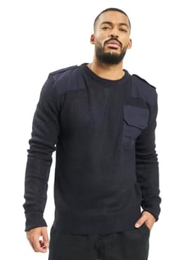 Brandit BW Pullover - Navy - Talla M (48-50) | Amazon