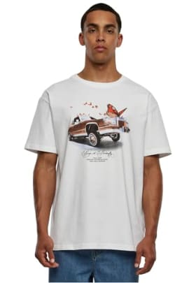 Camiseta Unisex Blanco L - Mister Tee