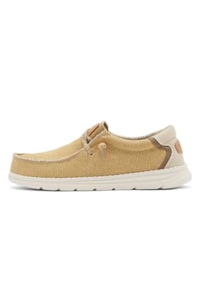 KOALA BAY | Zapato Wallabee Hombre - Suprema | Mocasín Ligero y Cómodo para Verano (Amarillo, Talla 45 EU)
