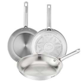 Juego de Sartenes Tefal Duetto On - 20/24/28 cm | Acero Inoxidable | Inducción | 10 Años Garantía