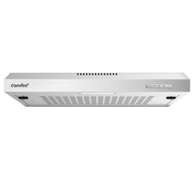 COMFEE' SLIF17SS-60 LED - Campana Extractora Bajo Encimera 60 cm | 200 m³/h | 2 Modos de Extracción | 3 Velocidades | Acero Inoxidable Plateado