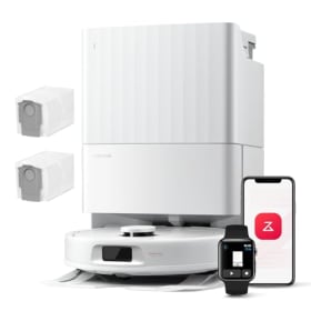 Roborock Robot Aspirador QV 35A Set - 8000Pa de Succión, Mopas Giratorias y Navegación Inteligente