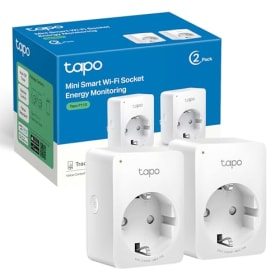 Tapo P110 (2 unidades) – Mini enchufe Wi-Fi inteligente con monitor de energía, programación y control por voz (Alexa/Google Home)