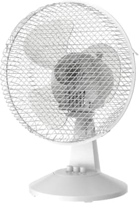 COMFEE Ventilador de Mesa de 2 Velocidades y 25 W - Ventilador Pequeño de 23 cm Silencioso con Oscilación 90º