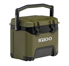IGLOO Nevera BMX 25 Verde - Caja Térmica Robusta 23L para Camping, Ocio y Trabajo