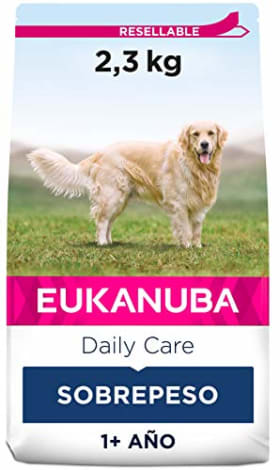 EUKANUBA Daily Care - Alimento seco para perros con sobrepeso y esterilizados (2.3 kg) - Bajo en grasa