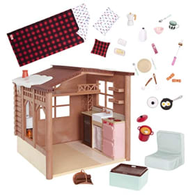 Casita de muñecas Cozy Cabin 46 cm - Juguete para niños