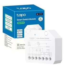 Tapo S112 – Interruptor Inteligente WiFi & Bluetooth 2 Canales con Matter, Alexa y Google, Control Remoto y Sin Hub