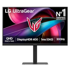 LG 27G640A-B - Monitor Gaming Ultragear 27" QHD 300Hz IPS con G-Sync y HDR10