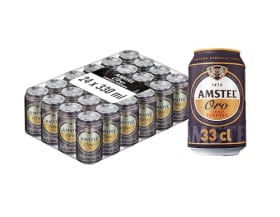 Amstel Oro Cerveza Tostada Pack Lata, 24 x 33cl - Amazon