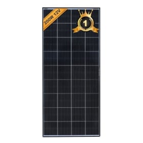 enjoy solar® Panel Solar Monocristalino 200W 12V, PERC 9BB – Energía Renovable para Autocaravanas, Balcones, Casas de Jardín y Embarcaciones
