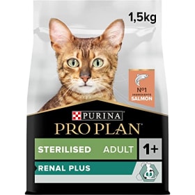 Purina Pro Plan Pienso para Gato Esterilizado Adulto con Salmón - 6 Bolsas de 1,5 kg | Nutrición Premium para Gatos Esterilizados