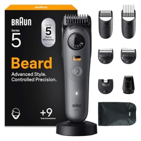 Braun Series 5 BT5565 - Recortadora de Barba Rechargeable Resistente al Agua con +9 Accesorios y Lámina Ultra Afilada