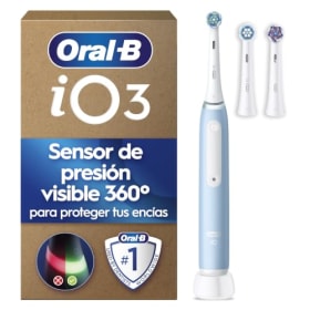 Oral-B iO 3 Cepillo De Dientes Eléctrico con 3 Cabezales - Regalo Original para Hombre y Mujer