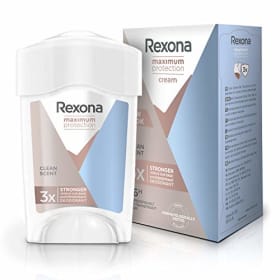 Rexona Maximum Protection Crema Antitranspirante Clean Scent 45 ml - Protección Extrema 48h