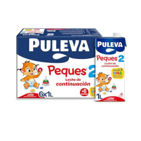 Puleva Peques Leche de Continuación Tipo 2 - 6 L | Nutrición para Bebés a partir de 6 Meses