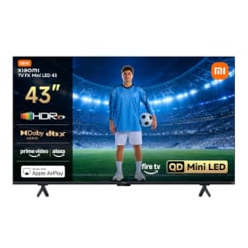 XIAOMI TV FX Mini LED de 43 Pulgadas (101 cm) - Smart TV 4K UHD con QD-Mini LED, Fire TV, HDR10+, MEMC y DTS:X