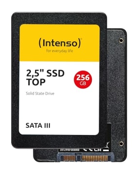 Intenso 2.5 Inch SSD SATA III - Top Performance 256 GB | Velocidad y Fiabilidad para tu PC