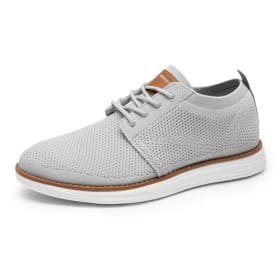 Bruno Marc Zapatos de Cordones Transpirables Zapatillas de Vestir Oxfords Clásico Formales Derby para Hombre - Verano Casuales, Talla 41.5, Gris (GRAND-01)