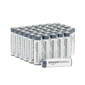 Amazon Basics - Paquete de 40 pilas industriales alcalinas AA, 1,5V (5 años de vida útil)