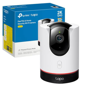 Tapo C225 - Cámara de Vigilancia 360° con IA, 2K QHD, Visión Nocturna y Detección de Movimiento