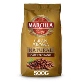Marcilla Café Grano Gran Aroma | Natural | 500g - Café de calidad premium