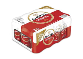 Amstel Cerveza - Pack de 12 Latas x 330 ml (3.96 L) | Refrescante y Premium