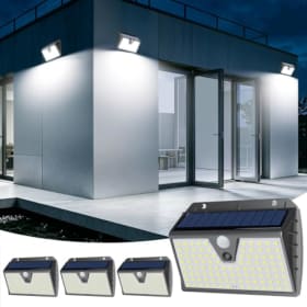 Luz Solar Exterior con Sensor 4 Pack - 3 Modos IP65