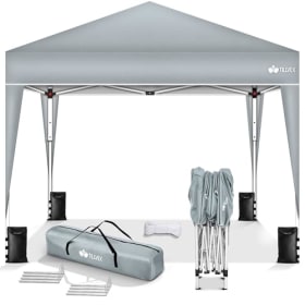 Gazebo Plegable 3x3m Impermeable Protección UV 50+