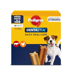Pedigree Dentastix Snack Dental para la Higiene Oral de Perros Pequeños - 56 unidades (1 Pack)