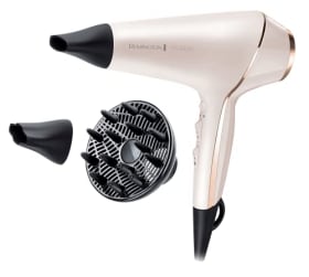 Remington Secador de Pelo Profesional PROluxe - Tecnología OPTIHeat, Iónico, 2400W, Motor AC, 3 Temperaturas y 2 Velocidades - AC9140