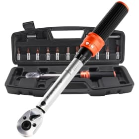 ATsafepro 14 Piezas Llave Dinamométrica 1/4" - Kit Profesional para Bicicletas y Motocicletas (1-25 Nm, 72 Dientes, Adaptador 3/8")