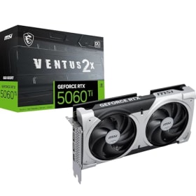 MSI GeForce RTX 5060 Ti 8G Ventus 2X OC Plus - Tarjeta gráfica 8GB GDDR7 PCIe 5.0