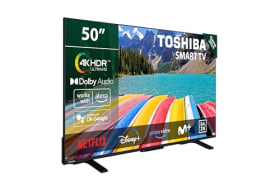 TOSHIBA 50UV2363DG - Smart TV 4K UHD de 50" sin Marcos, HDR10, Dolby Audio, compatible con Alexa y Google