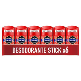 Old Spice Capitán - Desodorante en Barra para Hombres 50 ml (6 Pack)