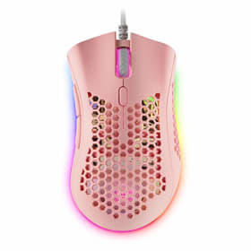 Mars Gaming MMEX - Ratón Gaming Premium con Sensor PixArt 3389PRO, 32000 dpi, Switches Ópticos y Diseño Ultraligero 75g