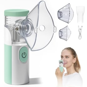 Nebulizador Portátil Silencioso Recargable - Atomización Eficiente para Adultos y Niños